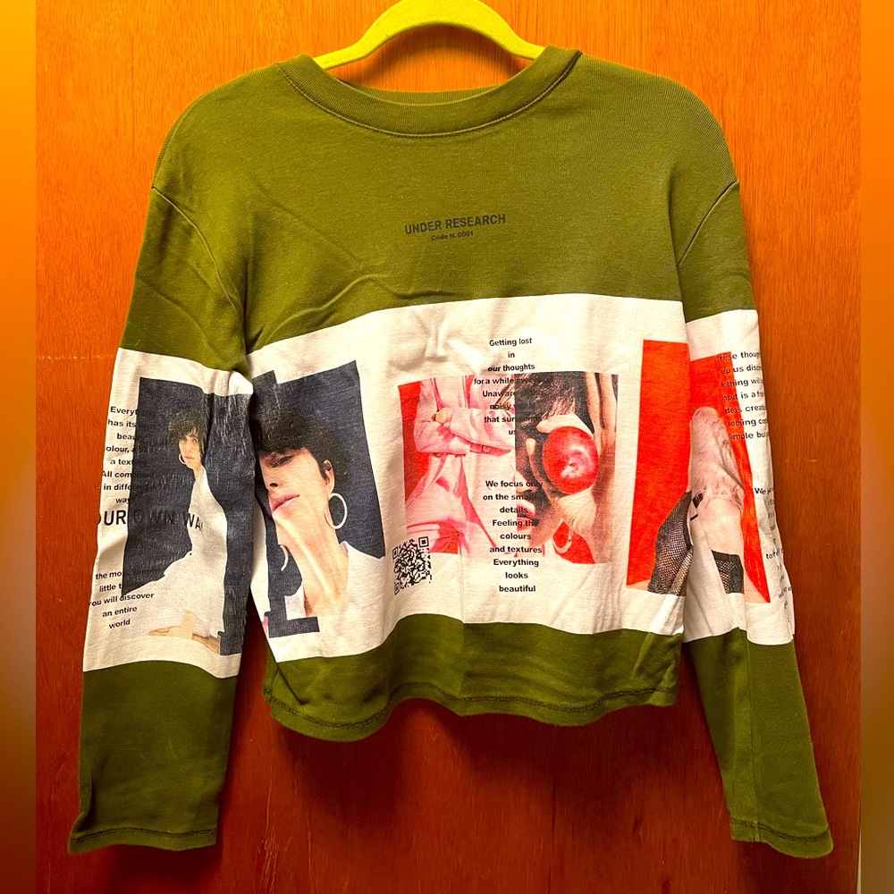Zara printed sweatshirt